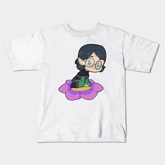 cute flower Willow Kids T-Shirt by dragonlord19